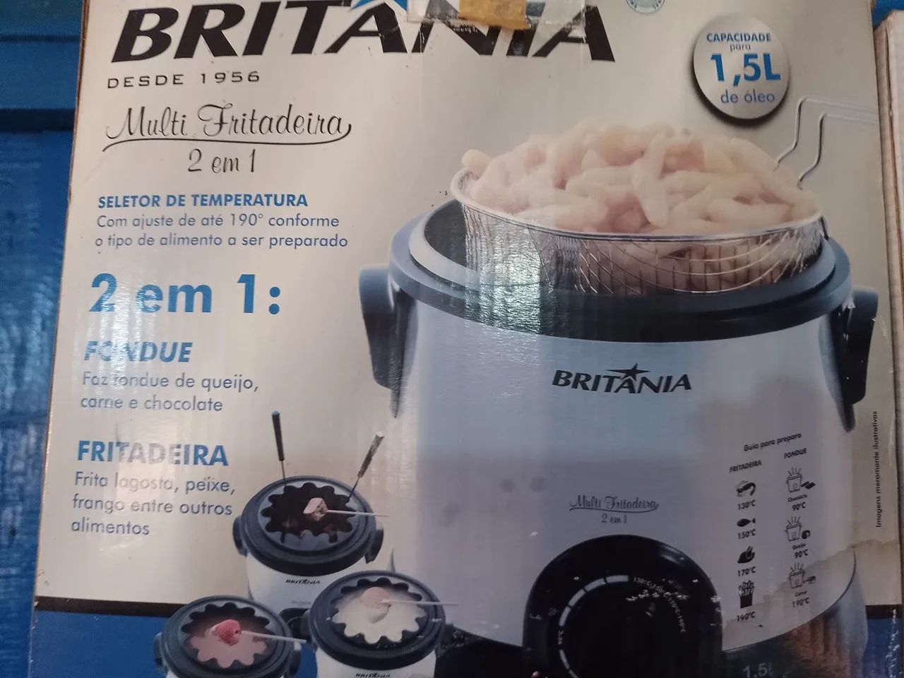 Britânia Multi Fritadeira 2 em 1 - 1,5L