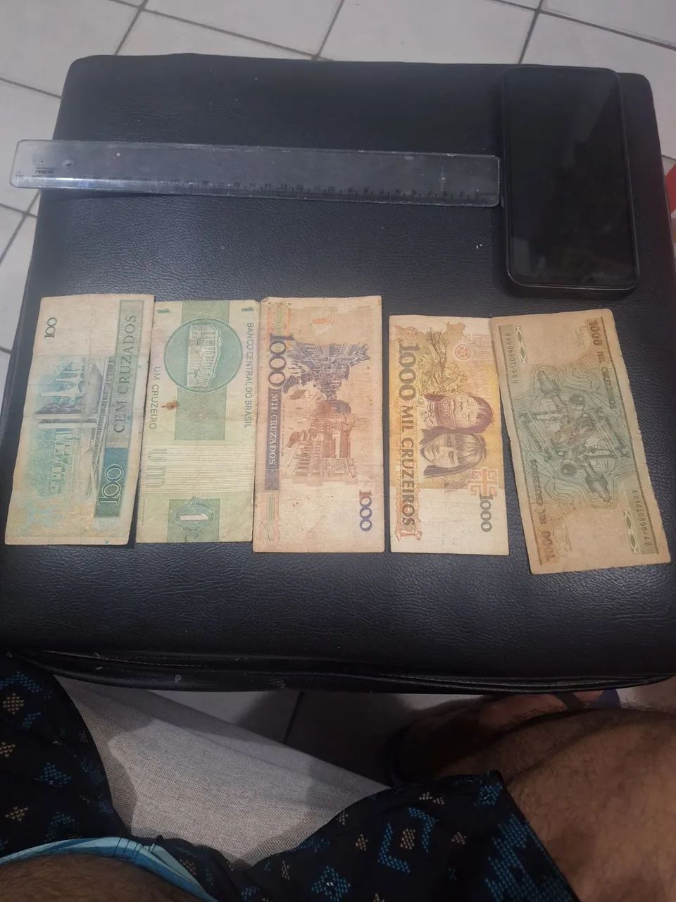 Kit 5 cédulas antigas64306740776067121