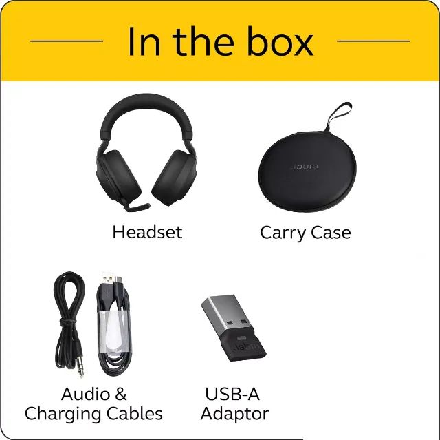 Fone headset Jabra Evolve2 85 Bluetooth com Cancelamento de Ruído - Foto 2