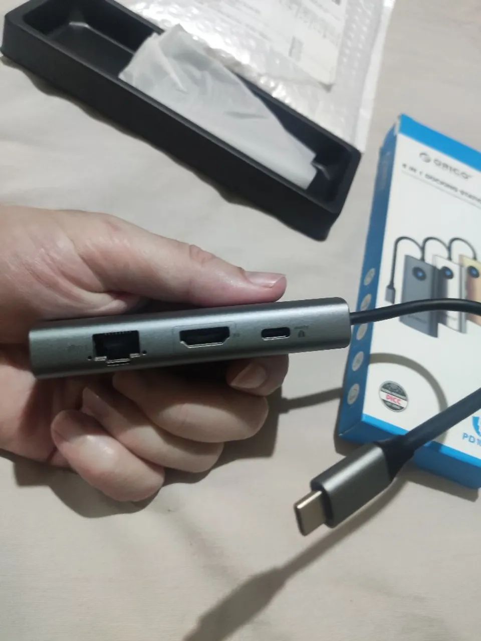Adaptador HUB USB-C 6 em 1 Orico