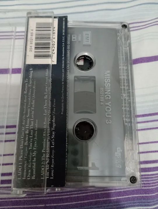 Fitas K7 Musicais - Missing You 3 e Planet Hits 3  - Foto 3