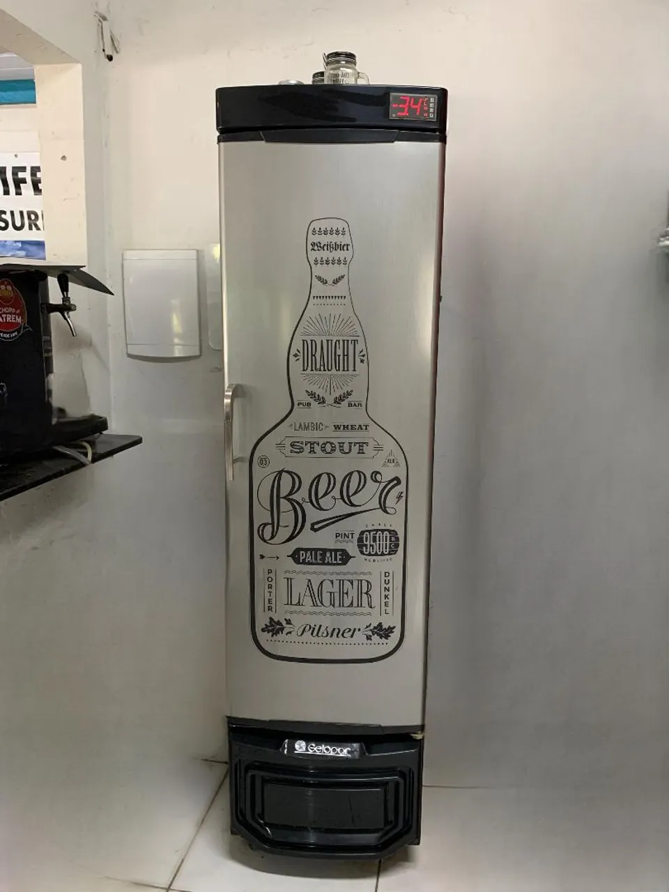 Cervejeira Industrial Gelopor com design exclusivo