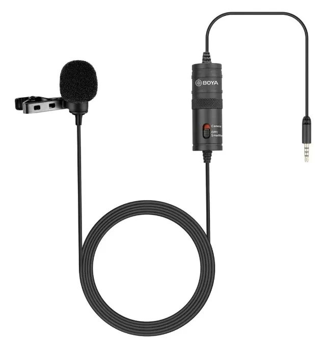 Microfone Boya By-m1 Omnidirecional Preto