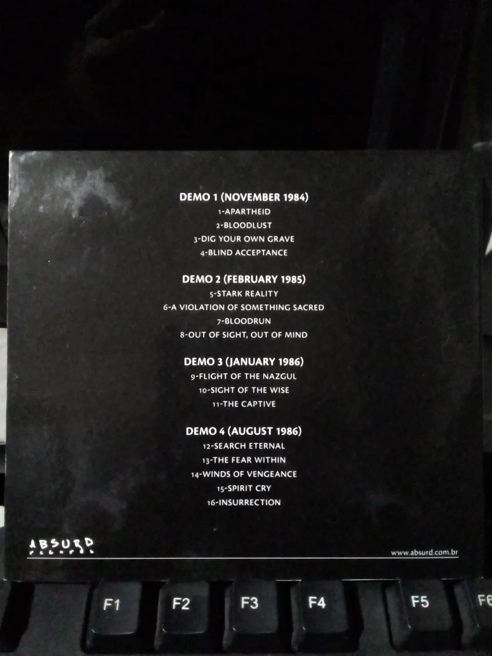 CD Sacrilege - Time to Face the Reaper (The Demos) English Dogs Discharge Varukers - Foto 3