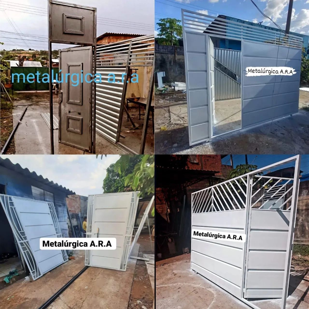 Fabricamos qualquer modelo de porta portão janela proteção guarda-corpo estrutura  - Foto 2