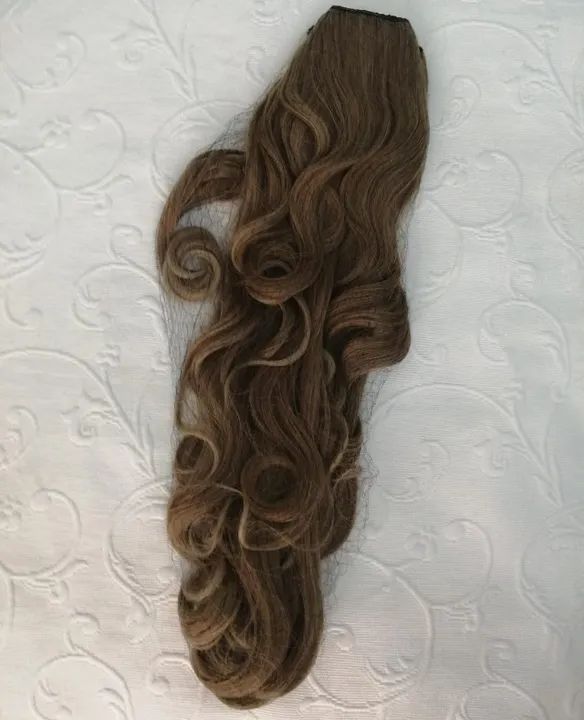 Mega Hair, aplique sintético com tic tac 70cm - Foto 3