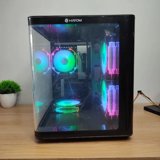 Gabinete Gamer Aquário HAYOM GB1798 4 Fans - Foto 2