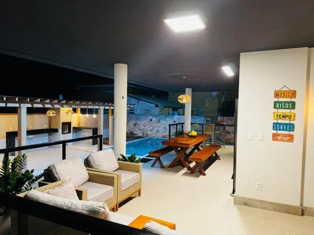 Casa Alto Padrão em Barra de Jacuípe, 6 Suítes (com ar), Piscina, Área Gourmet e Jogos - Foto 6