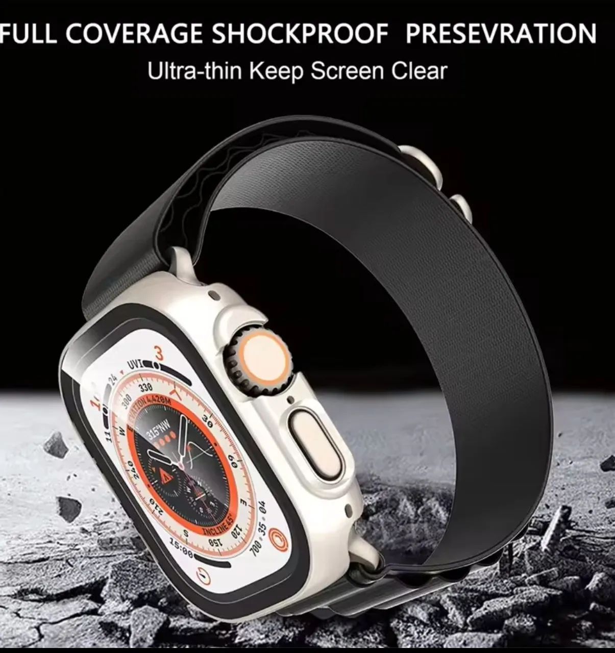 Capa Protetora com Película para Apple Watch Ultra 49mm - Foto 2