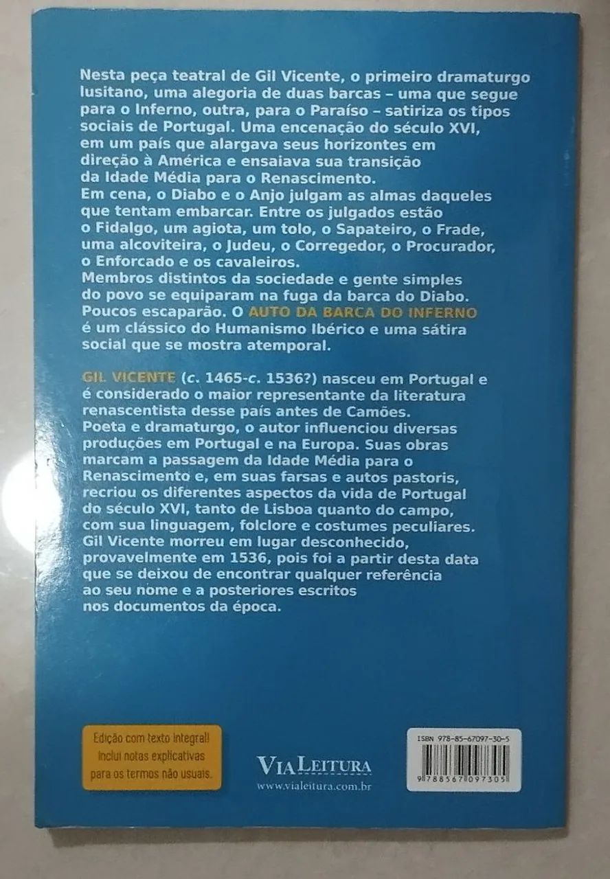 Livro Auto da barca do inferno - Foto 2