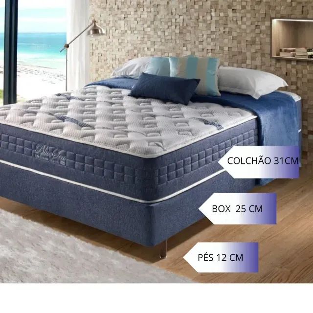  Colchão (sem Base) Casal Blue Sea D28 - Pronta Entrega