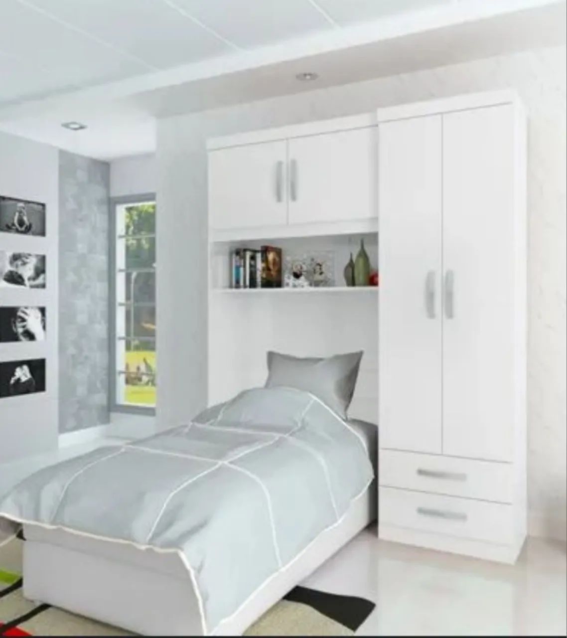 Guarda-Roupas com espaço para cama 