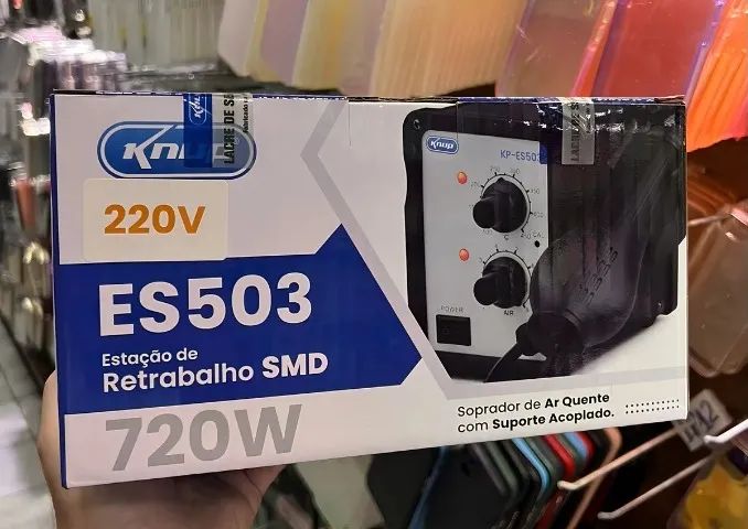 Estação de Retrabalho SMD Knup KP-ES503 - 720W, 220V, Soprador de Ar Quente - Foto 2