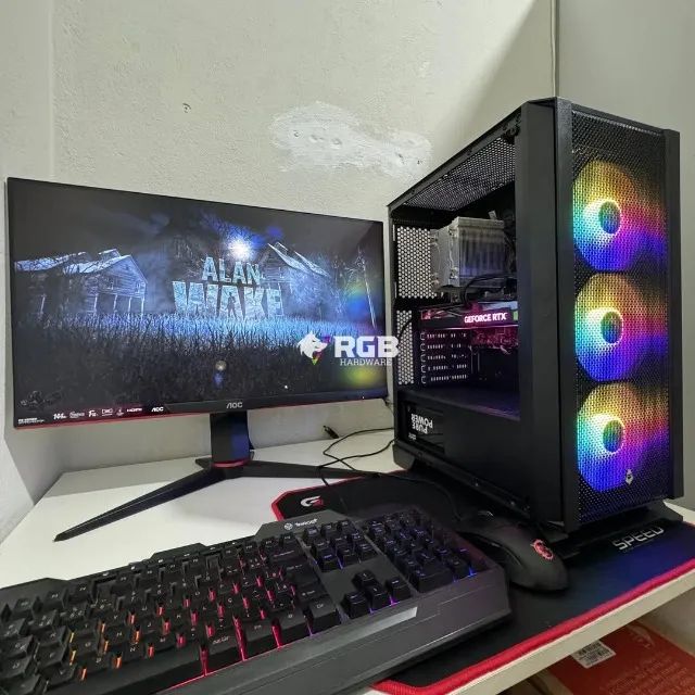 PC Gamer COMPLETO core i5 +  RTX4060 + 1 ano de garantia e em até 12x