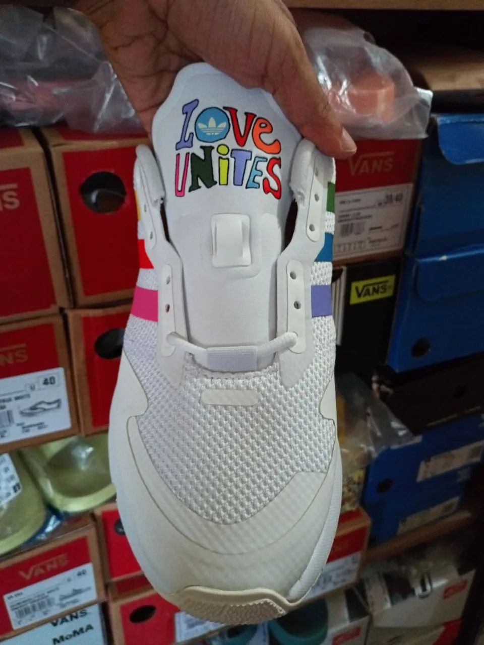 キンプリ #☺︎ Tênis adidas ZX 1K Boost PRIDE - Calçados - Carlito Pamplona