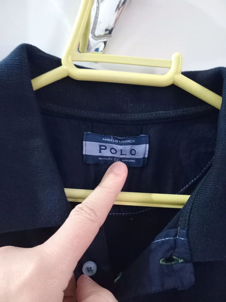 Camisa Polo Azul Escuro - Foto 4