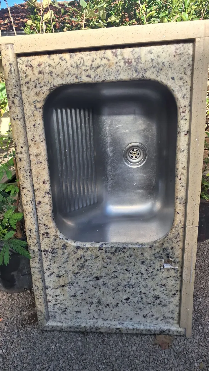 Bancada de pia cuba em granito