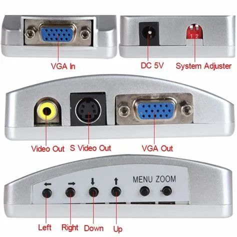 Conversor De Vga High / Resolution Video Hd