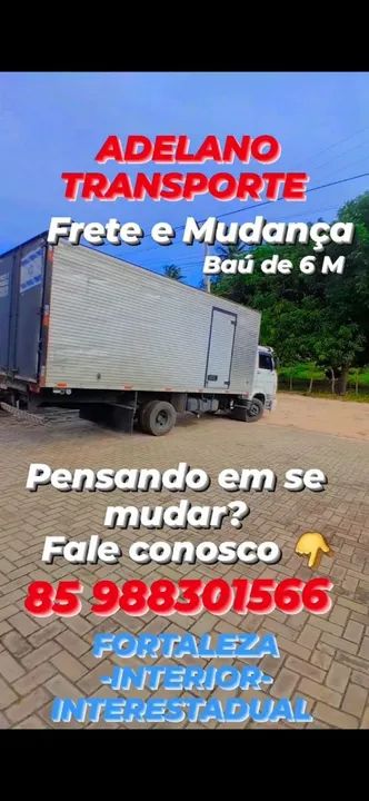 Frete e Mudança Fortaleza e Interestadual 