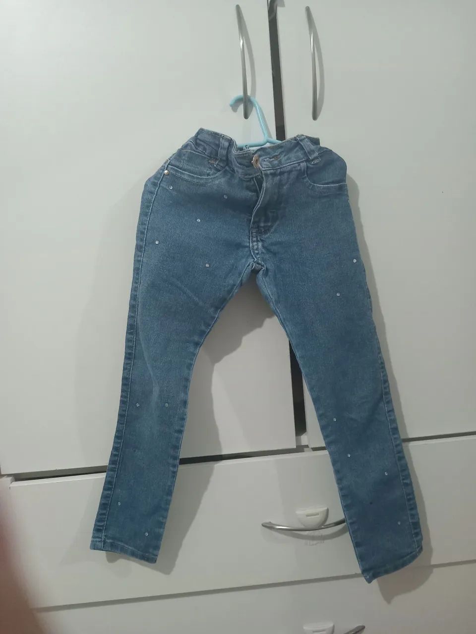 Calça Jeans Infantil com Detalhes