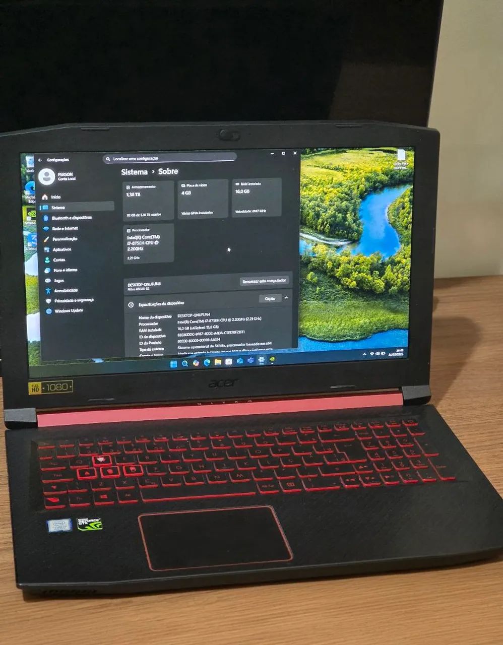 Notebook Acer Nitro64312420076162123