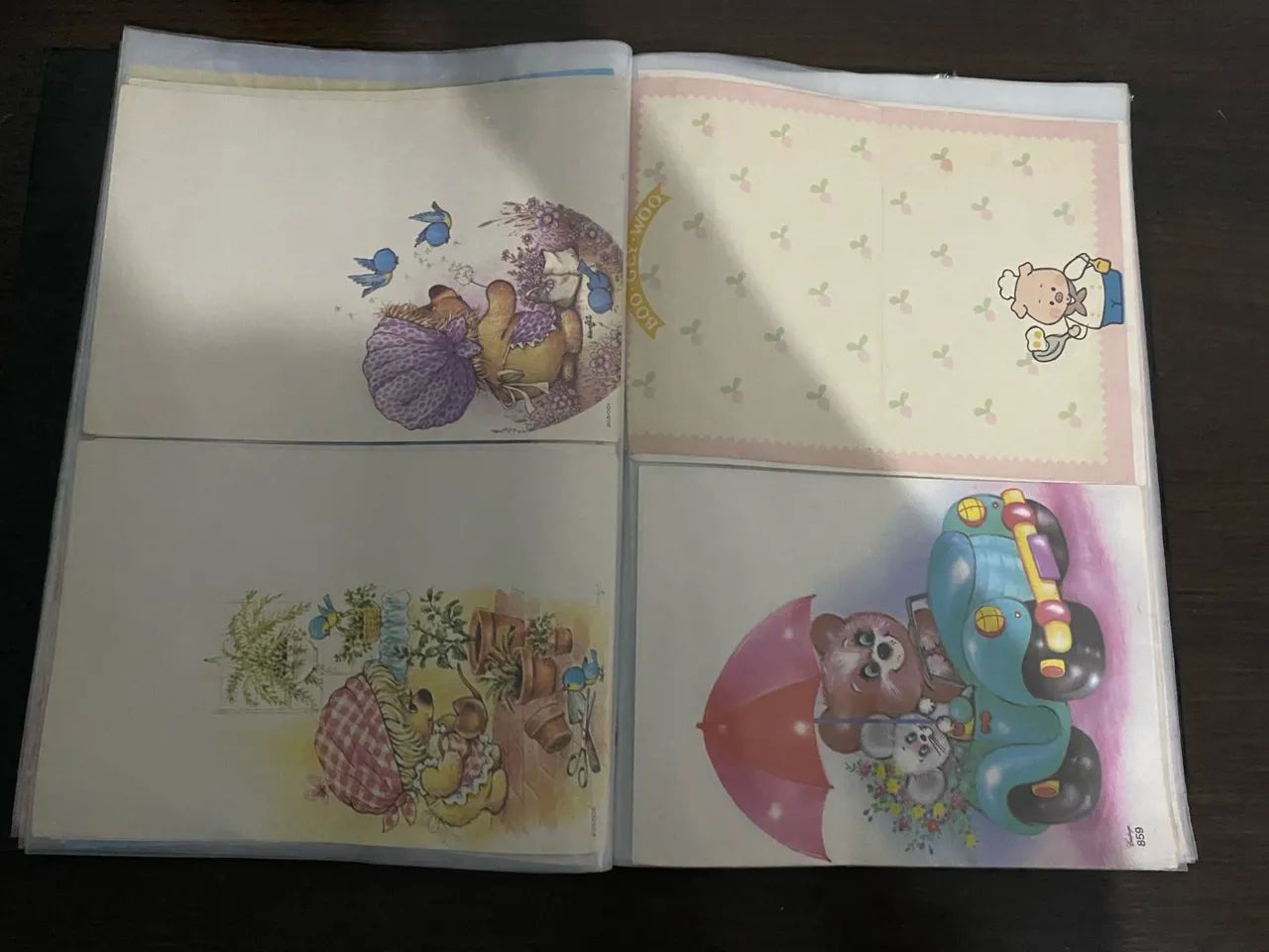 Álbum de papeis de cartas - Foto 4