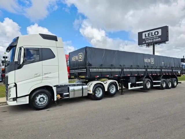 FH 460 6x2 Globetrotter Ano 21 Euro 5 REPASSE + 4 Eixo Guerra 13.5m comp naval sem pneus - Foto 6