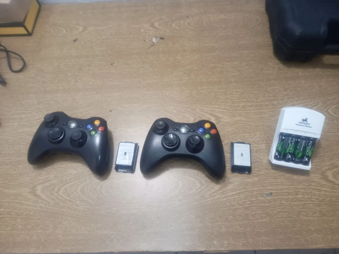 Controles e Carregador Xbox 360