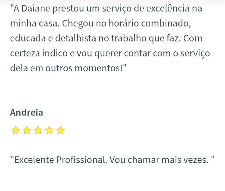 FAXINEIRA DIARISTA