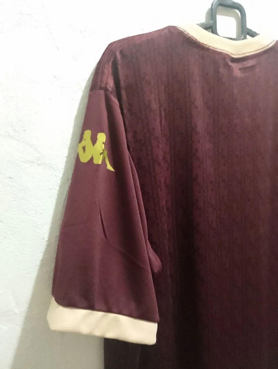 Camisa G Juventus Mooca Kappa Supporter Gold - Masculino - Foto 4