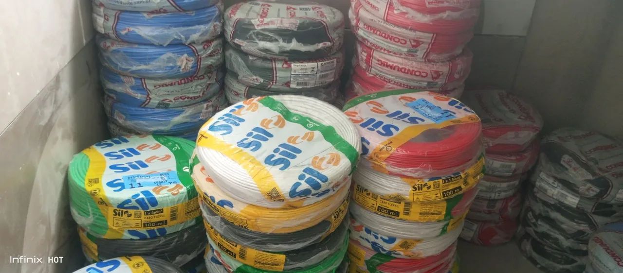 Cabos Elétricos Novos - Diversos Tamanhos e Cores - Foto 2