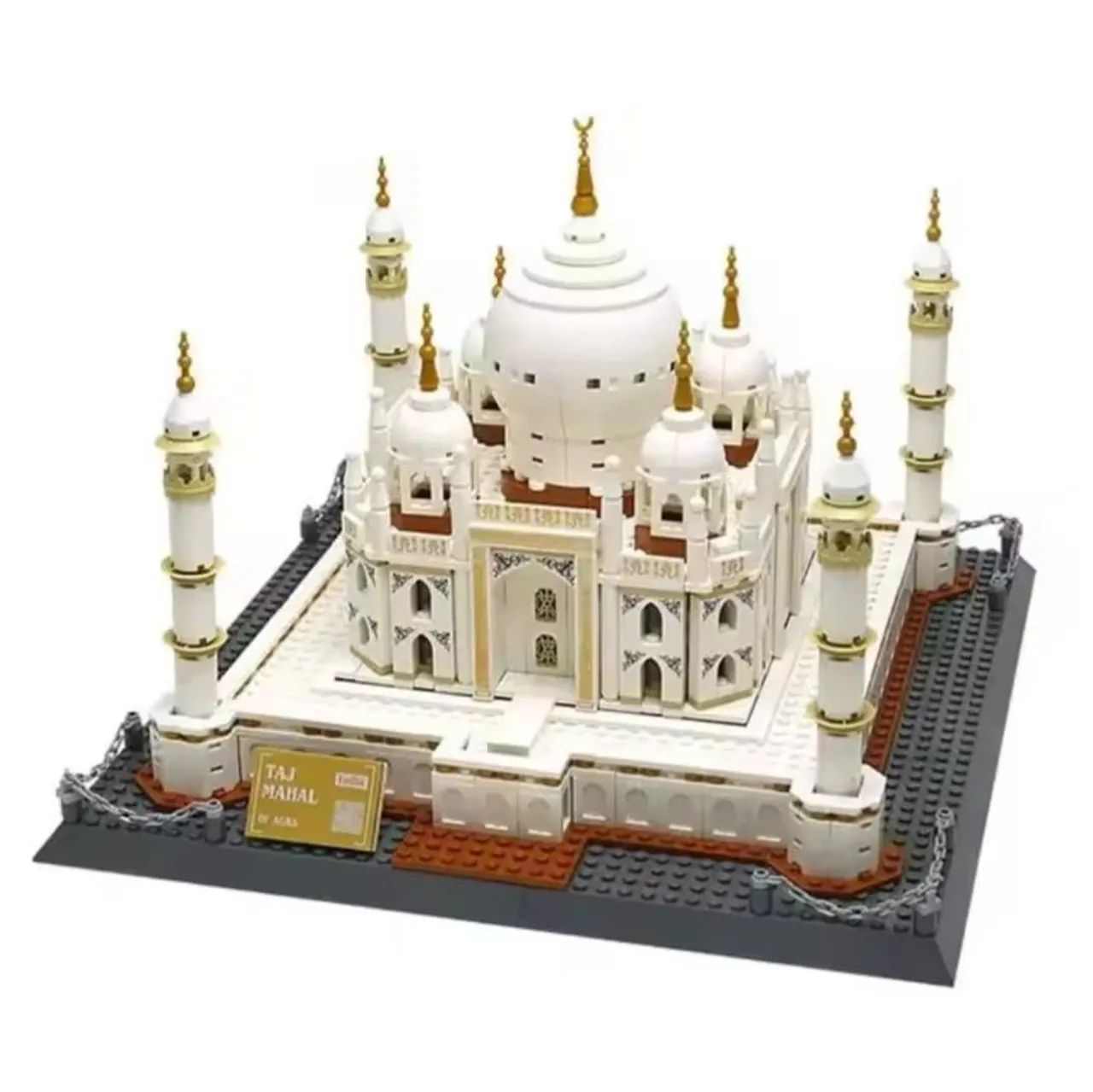 BLOCOS DE MONTAR RÉPLICA DO TAJ MAHAL DA ÍNDIA COM 1113 PEÇAS MODELO 10189 MARCA MEGA  - Foto 2