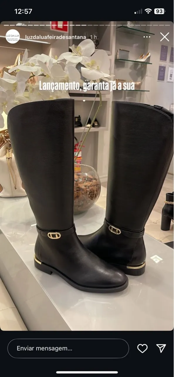 Bota Feminina Cano Longo - Lançamento