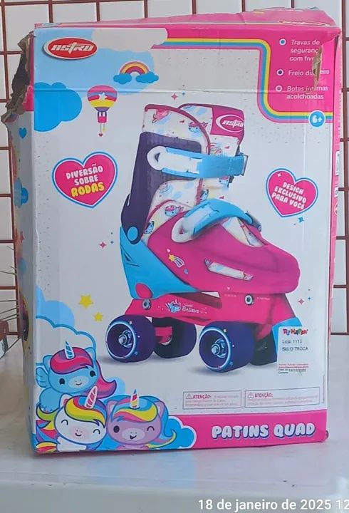 Patins Quad Infantil Astro - Novo