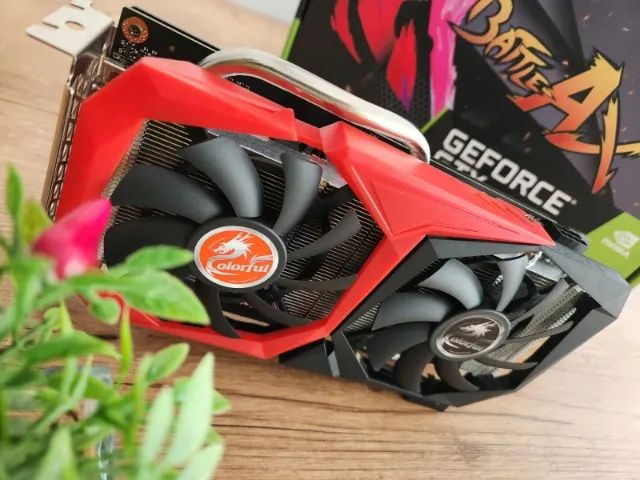 Placa de Vìdeo GTX 1660ti 6GB Colorfull Novíssima | Caixa e Acessórios