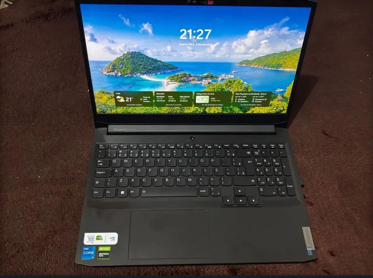 Notebook Lenovo IdeaPad Gaming 3i MODELO 82MG0009BR