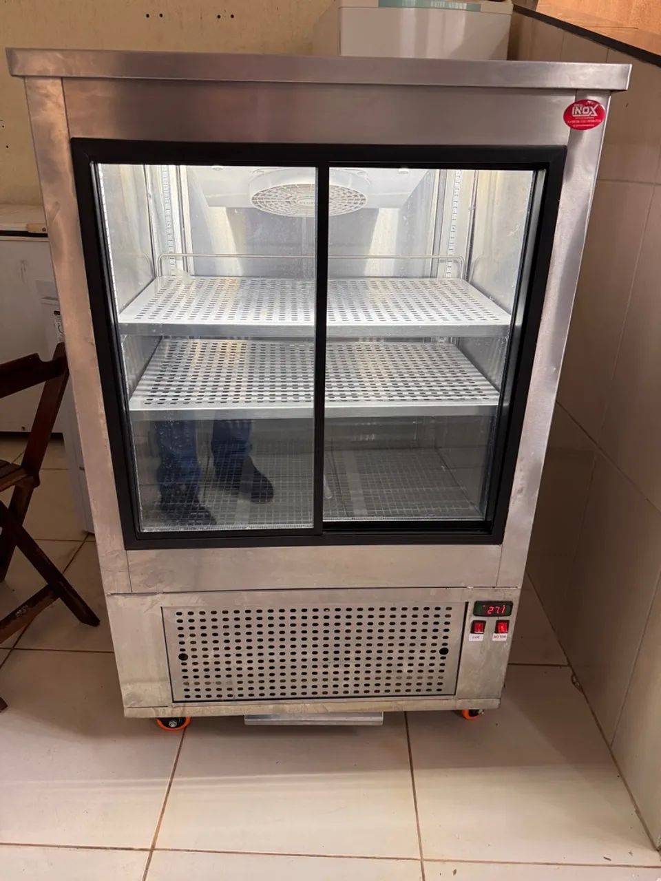 Geladeira Expositora Freezer Inox