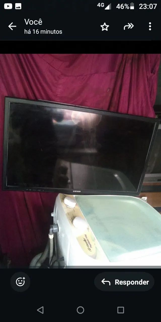 TV THOSHIBA'32 P'  (DEFEITO) - Foto 2