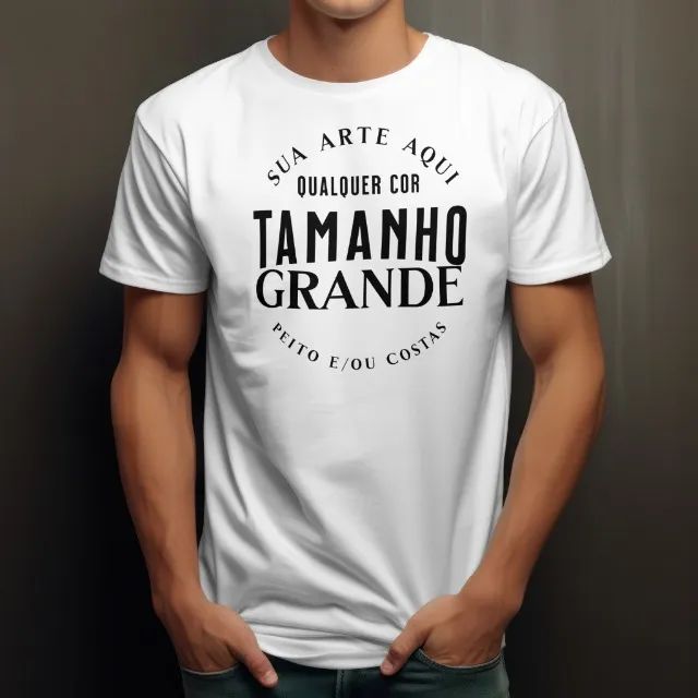 Camisetas Personalizadas - Dryfit, Algodão, Malha fria e Poliéster
