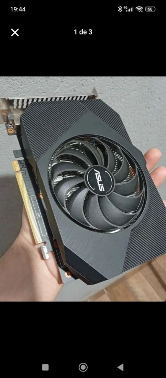 Placa de Vídeo ASUS GTX 1650