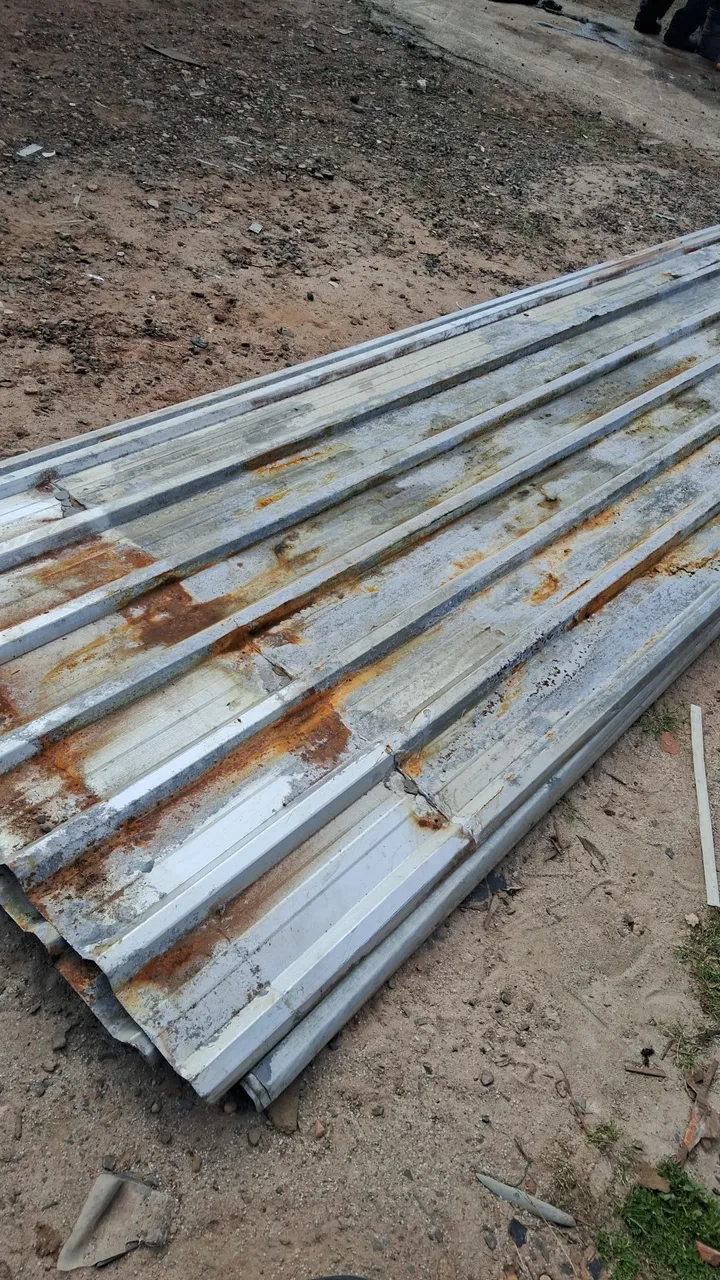 Telhas de aço galvanizado