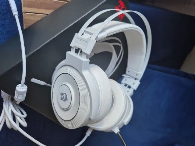 Fone Headset Gamer Redragon Lamia 2 USB Branco
