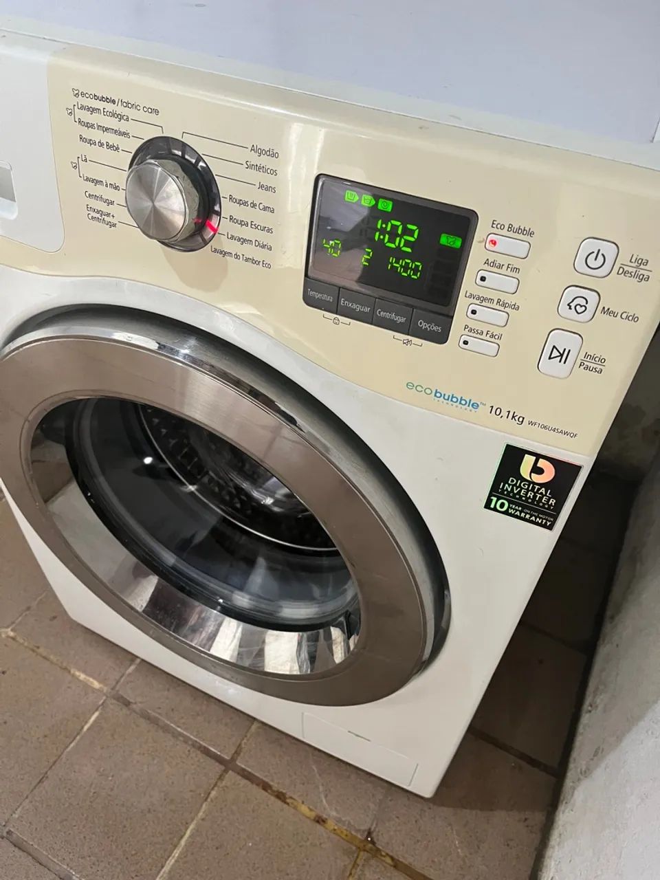 Máquina de Lavar Roupa Samsung 10,1kg EcoBubble - Foto 4