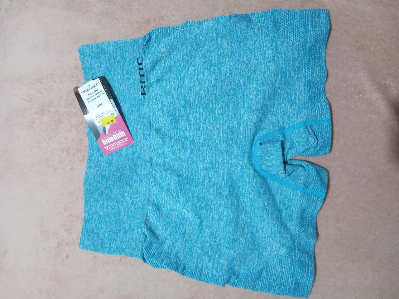 Short Empina Bumbum Azul Tur Romance
