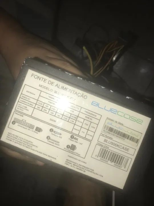 Fonte de PC ATX 500 TROCO - Foto 3