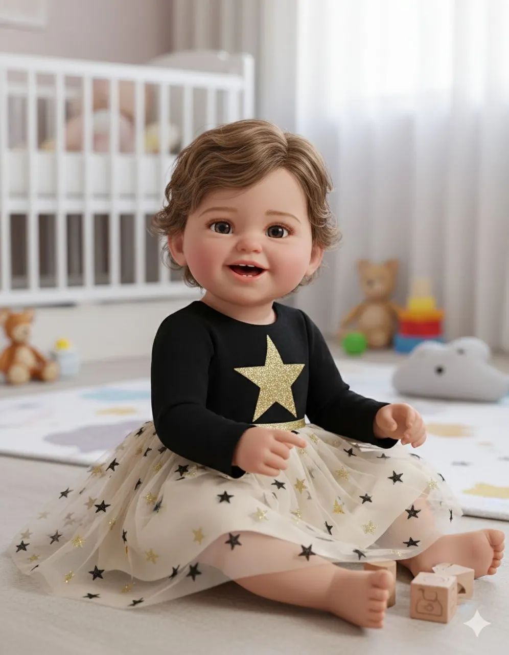 Vestido de tule para menina 18 meses usado - Foto 2