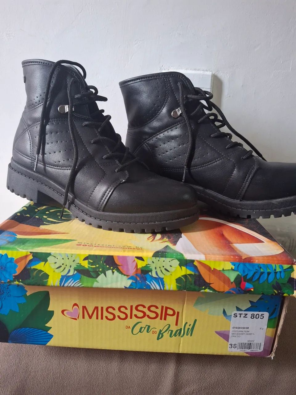 Bota Coturno Feminina Mississippi 