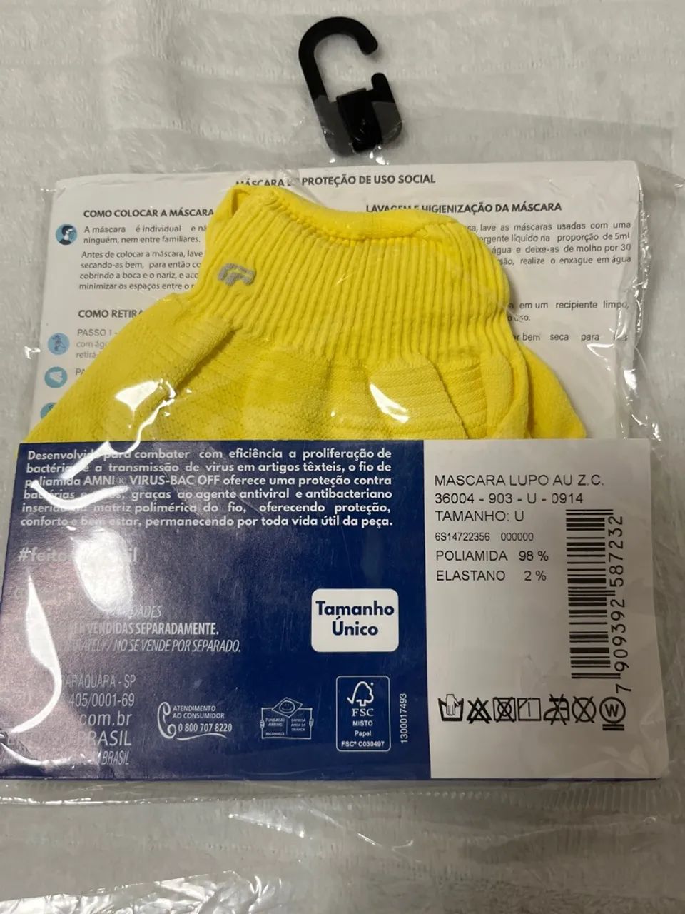 Máscaras de tecido Lupo - Promoção! 1 unidade - Foto 2