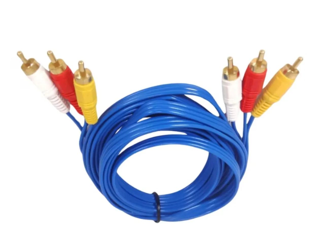 Cabo DVD Rca Audio E Video Av 1.5 Metros 3 rca X 3 rca - Foto 3