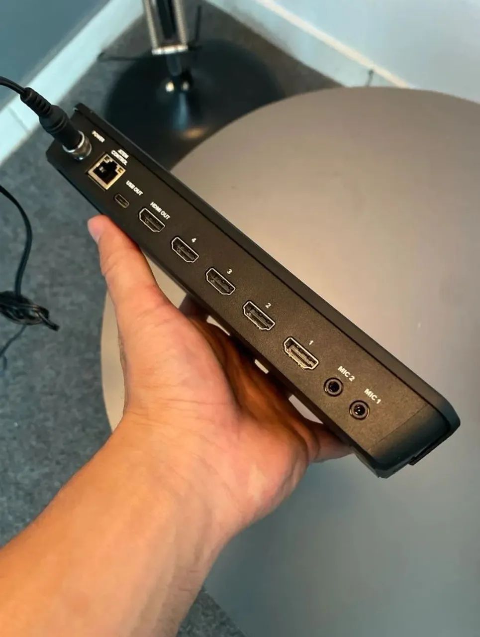 Blackmagic atem mini pro mesa de corte switcher - Foto 4